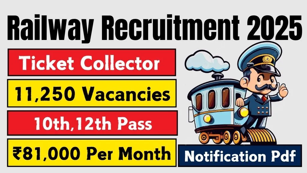 Railway Ticket Collector Recruitment 2025