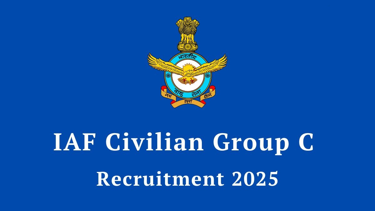 IAF Group C Civilian Recruitment 2025