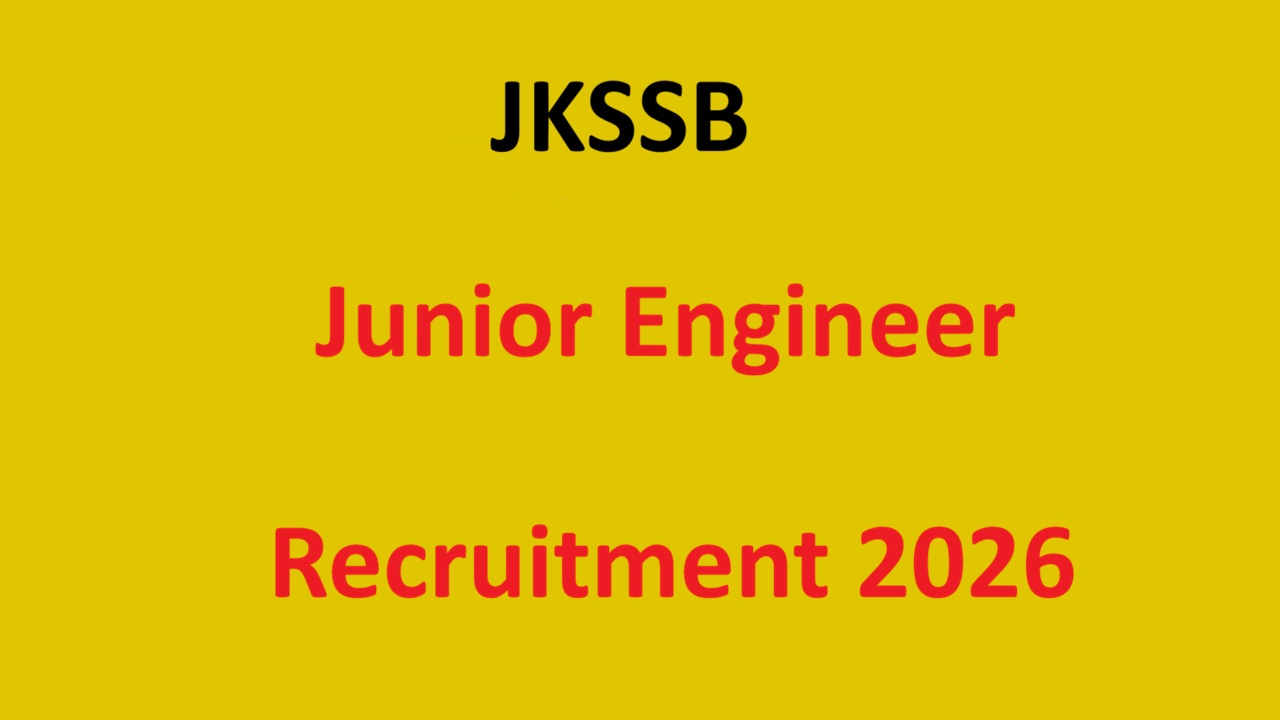 JKSSB RECRUITMENT