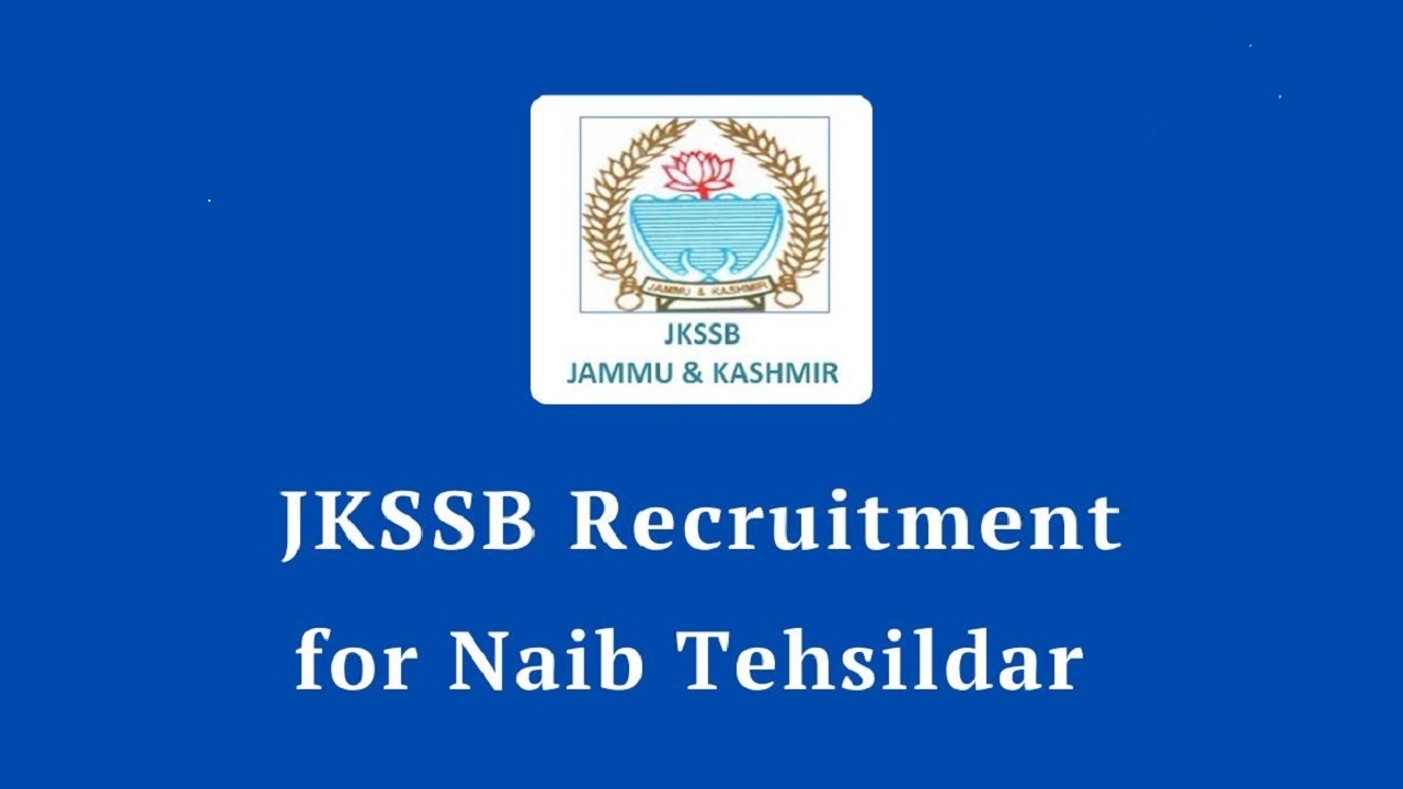 JKSSB RECRUITMENT